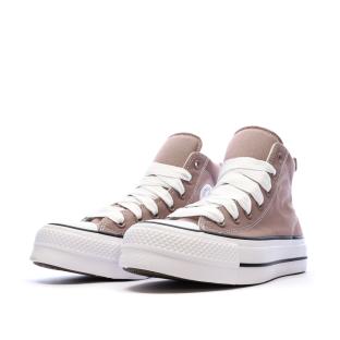 Baskets Taupe Femme Converse Chuck Taylor All Star Puff vue 6