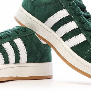 Baskets Vertes Foncés Homme Adidas Campus vue 7