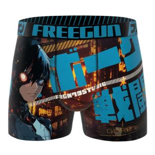 Boxers azules para hombre Freegun de microfibra ver 0