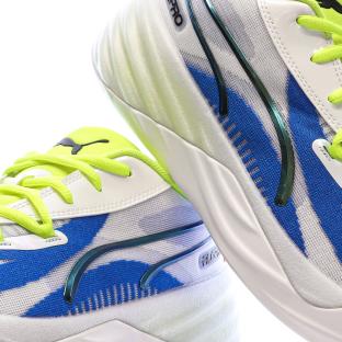 Chaussures de Basketball Blanches/Bleu Homme Puma All-pro Nitro vue 0