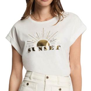 T-shirt Blanc Femme Morgan DSUNSET pas cher