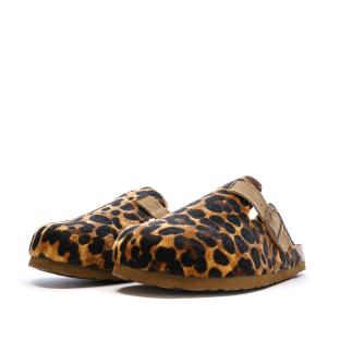Sabots Noir/Camel à Imprimés Femme Xti 142871 vue 6