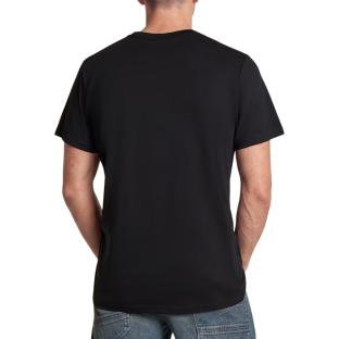 Camiseta negra para hombre G-Star RAW Logo00 ver 0