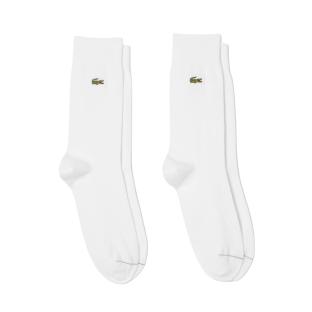 Lot de deux paires de chaussettes Blanches Homme Lacoste World vue 0