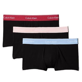x3 Boxers Noir/Rose/Bleu Homme Calvin Klein Rise Trunk vue 0