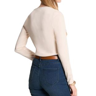 T-Shirt Manches Longues Beige Femme Morgan TRESOR vue 2