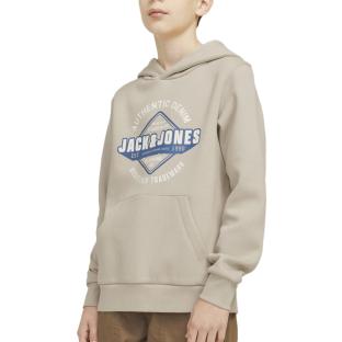 Sweat Beige Garçon Jack & Jones Logo pas cher