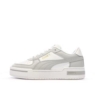 Baskets Blanches/Gris Homme Puma Pro Classic pas cher