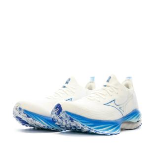 Chaussures de Running Blanc/Bleu Homme Mizuno Wave vue 6