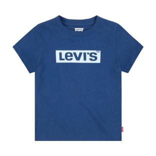 Camiseta azul marino para niño Levi's Junior con estampado gráfico ver 0