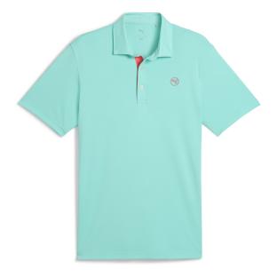 Polo de Golf Turquoise Homme Puma Pure 2.0 vue 0