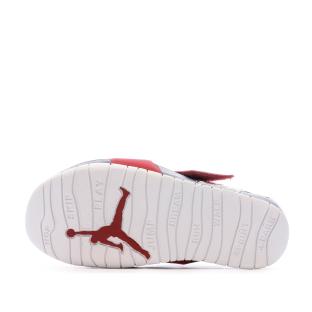 Sandales Rouges Garçon Nike Jordan Flare vue 5