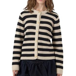 Gilet Beige/Noir Femme YAS 26037607 vue 0