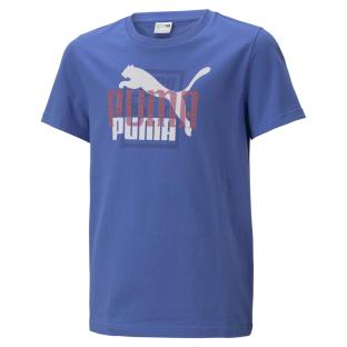 T-shirt Bleu Garçon Puma 538405 pas cher