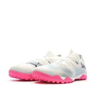 Chaussures de football Blanc/Rose Homme Puma Match Future 7 vue 6