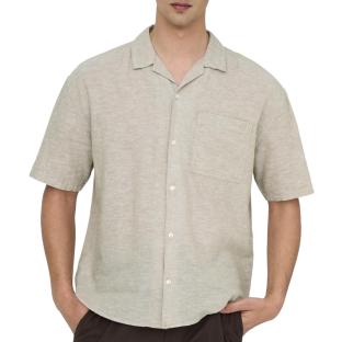 Only & Sons Onscaiden Light Grey Men’s Shirt Photo of the Espace des Marques %store% store - view of %key%