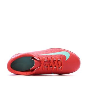 Chaussures de Foot Rouges Junior Nike Jr Vapor 16 Club IC vue 4