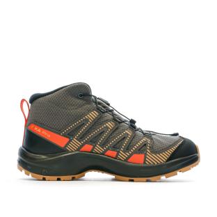 Chaussures de Randonnée Grise Garçon Salomon Xa Pro V8 vue 2