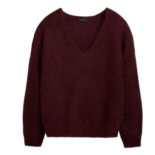 Pull Bordeaux Femme Teddy Smith Keith pas cher