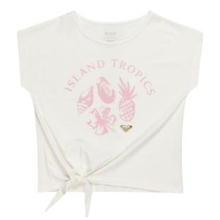 T-shirt Ecru Fille Roxy Pura Playa pas cher