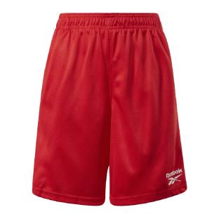 Short de sport rouge enfant Reebok Logo Shorts pas cher