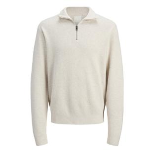 Pull Ecru Homme Jack & Jones Milanoe vue 0