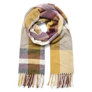 Écharpe Rose/Blanc Femme Vero Moda Mellen Scarf pas cher