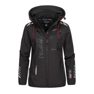 Parka Softshell Noire Femme Geographical Norway Reine pas cher