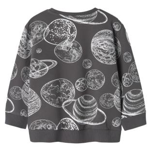 Sweat Gris Garçon Name it Daim Nasa vue 2