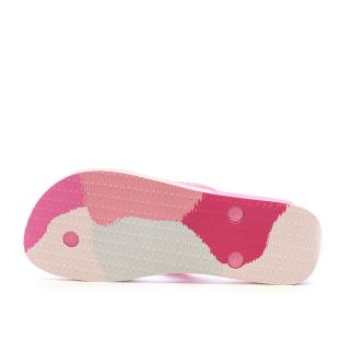 Tongs Rose/Fushia Femme Havaianas Logomania vue 0