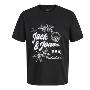 T-Shirt Noir Homme Jack & Jones Arri vue 0