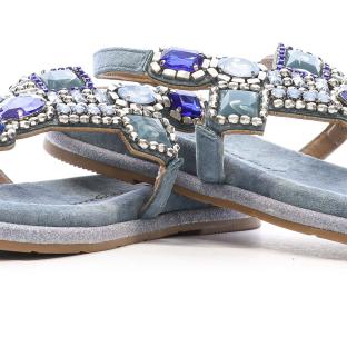 Sandales Bleu à Bijoux Femme XTI 144017 vue 7
