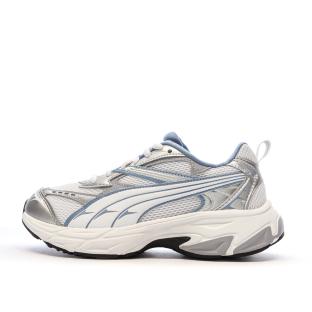 Baskets Blanches/Bleu Enfant Puma Morphic pas cher