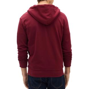 Sweat Zippé Bordeaux Homme Superdry Plain Hood vue 2