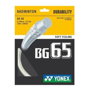 Cordage de badminton Bg 65 Jauge Blanc vue 0