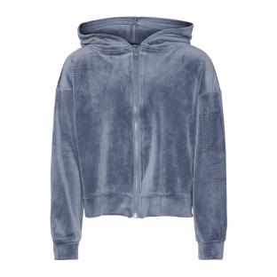 Sweat Zippé Bleu Fille Vero Moda Mathena pas cher