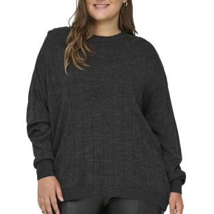 Pull Gris Femme Only Carmakoma Tess pas cher