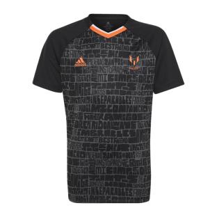Maillot de foot Noir/Gris Junior Adidas Messi 10 vue 0