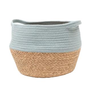 Panier Turquoise/Paille Atmosphera Céladon vue 0