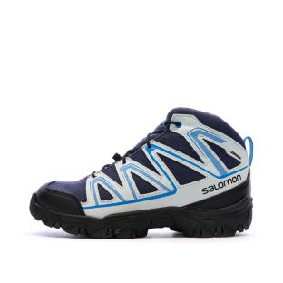 Chaussures de randonnées Noires/Blanches/Bleu Homme Salomon Skookie vue 0