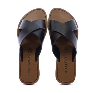 Sandales Noires Femme Chattawak Summer STELLA vue 0