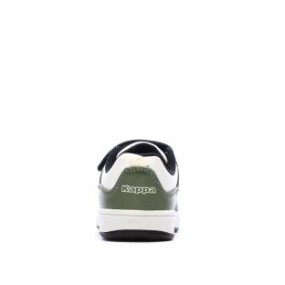 Baskets Blanc/Vert Garçon Kappa Logo Shay 1.0 vue 0