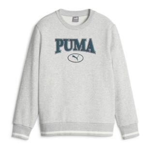 Sweat Gris Garçon Puma Squad Crew pas cher