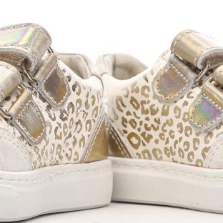 Baskets Blanc/Léopard Fille Aster 932462 vue 7
