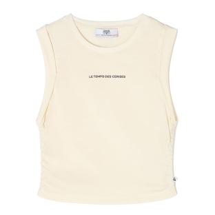 Camiseta sin mangas blanca para niña «Le Temps Des Cerises» GTODE ver 0