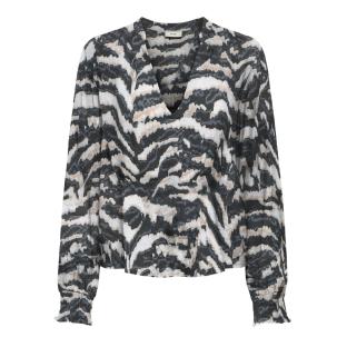 Blouse Noir/Beige Femme JDY Pepper pas cher
