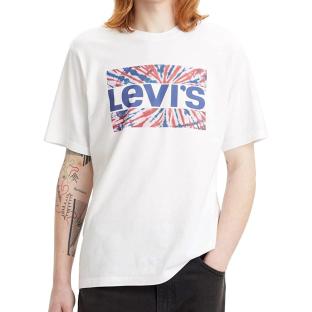 T-shirt Blanc Homme Levi's pas cher