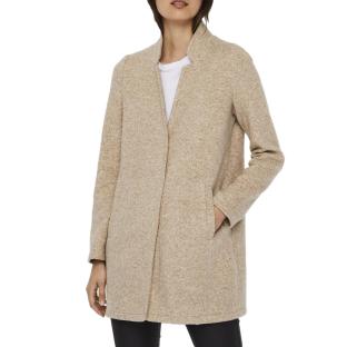 Manteau Beige Femme Vero Moda Brushedkatrine vue 0