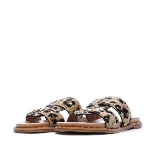 Sandales Noir/Marron Femme Carmela Brida vue 0