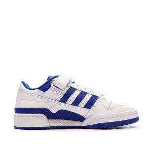 Basket Blanc/Bleu Homme Adidas Forum Low vue 2